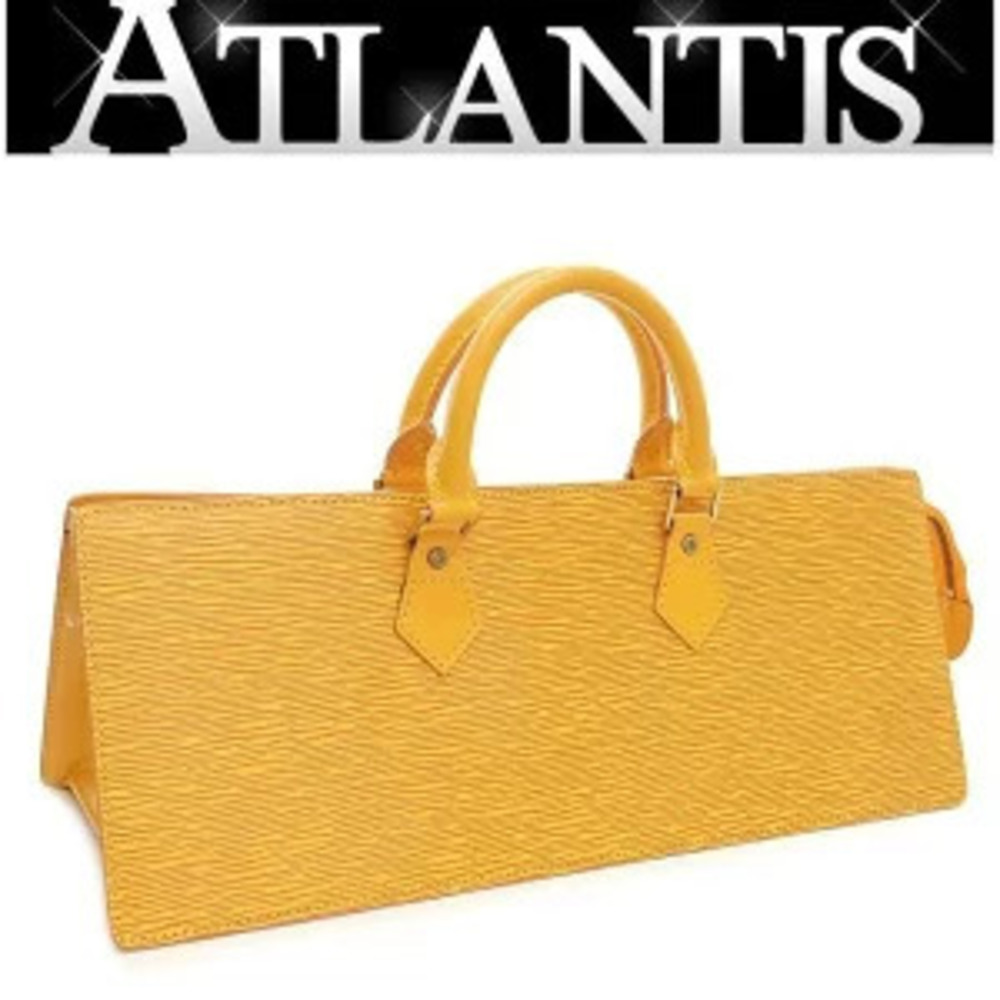 Louis Vuitton Sac Triangle Handbag Tassili Yellow
